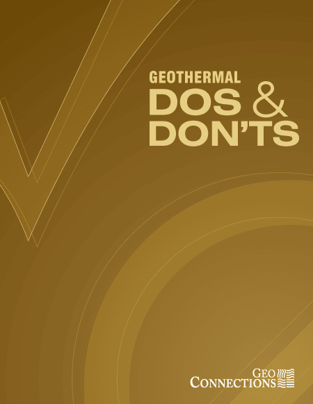 Geothermal Dos and Don'ts